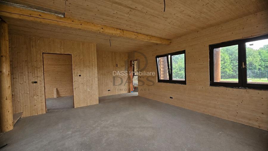 Chalet din busteni cu vedere panoramica spre Muntii Fagaras Tocile - 4