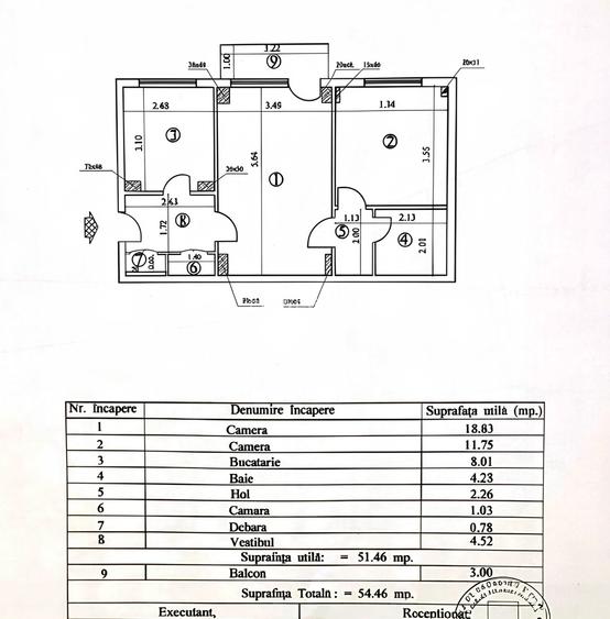 Apartament 2 camere | 6min M Timpuri Noi | Centrala proprie | Parcare - 9