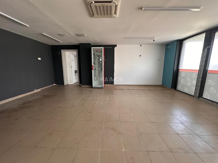 Spațiu comercial 87 mp | Vitrină 13 ml | 2 grupuri sanitare | Depozitare - 6