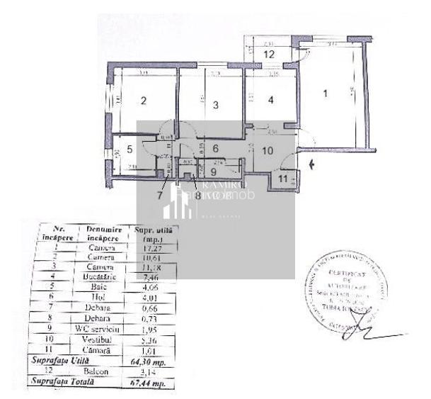 Apartament 3 camere decomandat -10 minute de metrou Aparatorii Patriei - 4