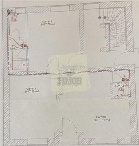 Casa individuala cu 8 camere si teren 373 mp in zona Lazaret