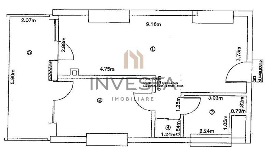 Apartament de vanzare 2 camere cu priveliste spre oras - Grigorescu - 1