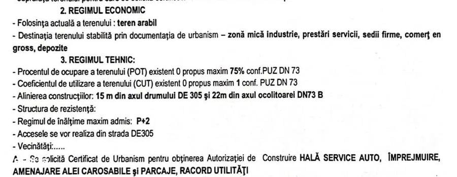 Teren intravilan locatie premium cu CU, aflata in proximitatea METRO Ghimbav