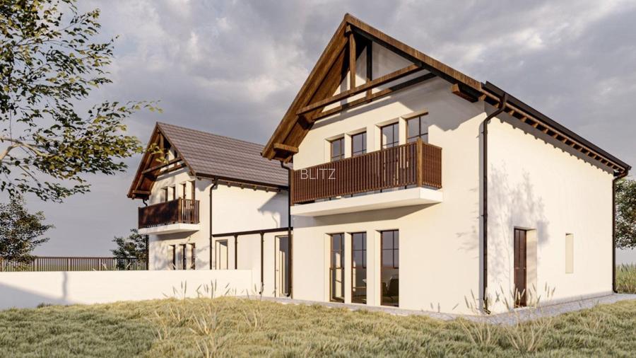 Duplex semifinisat de vanzare , 120 mp , 385 teren, garaj! Gilau