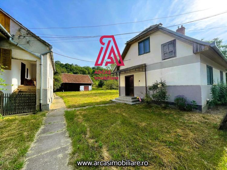 Proprietate 3665 mp, 2 Case + Șură restaurată - Tichindeal-Sibiu!