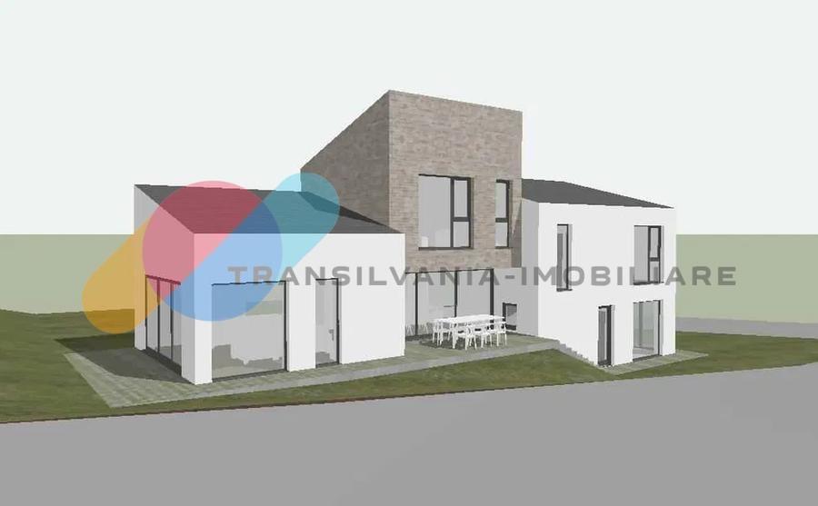 Teren intravilan cu autorizație de construire P+E, Dezmir – vedere panoramică