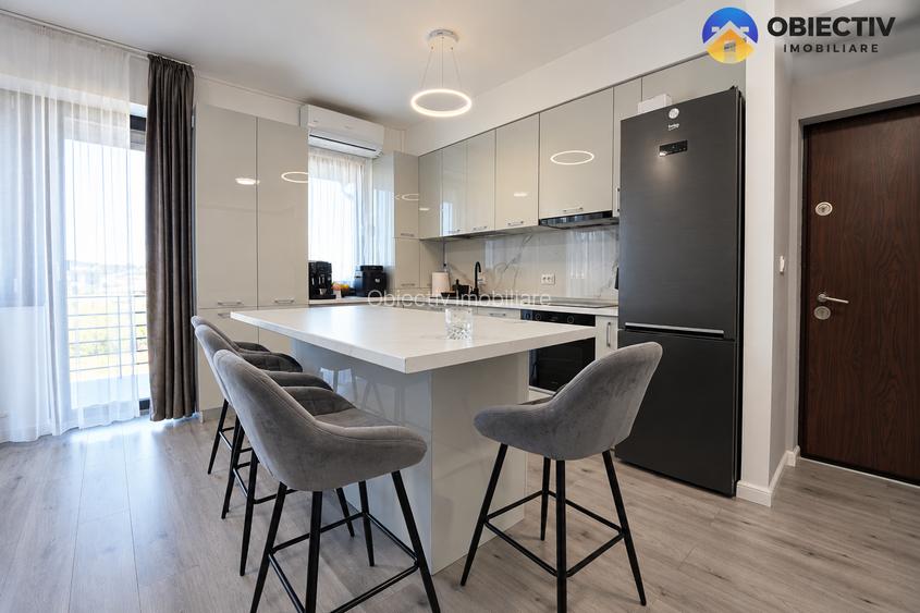 Apartament 2 camere cu boxa, mobilat, bloc 2017 - str. Fermelor