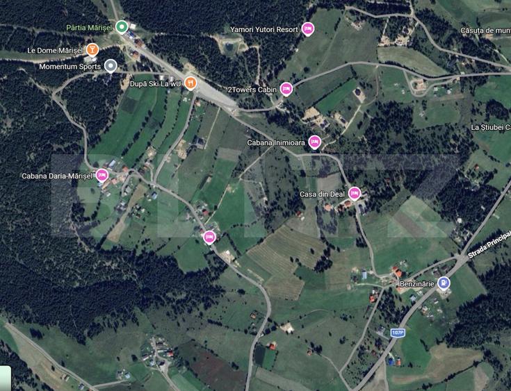 Oportunitate - teren intravilan Marisel langa partia de ski - 5093 mp