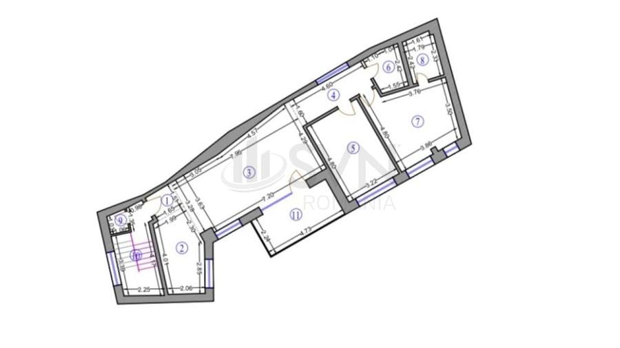 REA1029579 Apartament 3 camere I Piata Romana