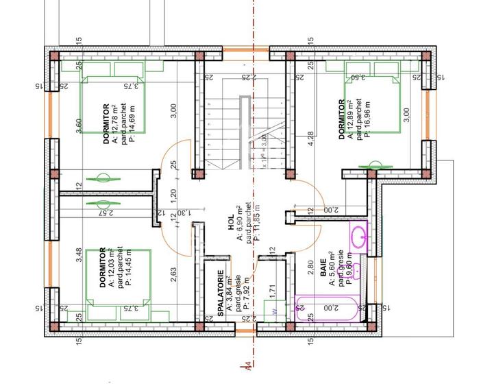 Jumatate de duplex cu 5 camere de vanzare, despartit, Dumbravita - 10