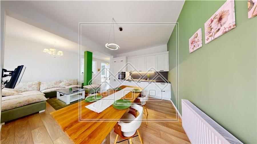 Apartament mobilat si utilat modern, cu 2 terase, zona C. Dumbravii