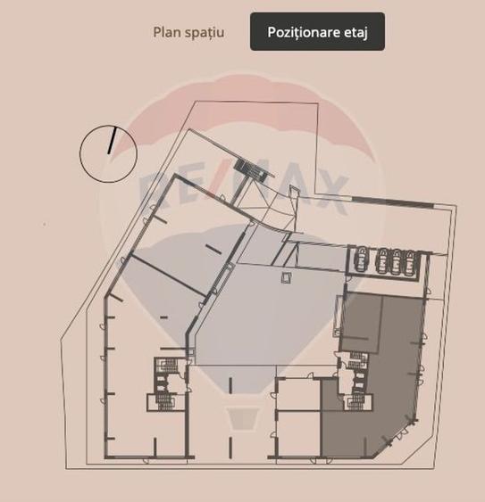 Spațiu comercial / birouri de vânzare (336mp)– zona centrală