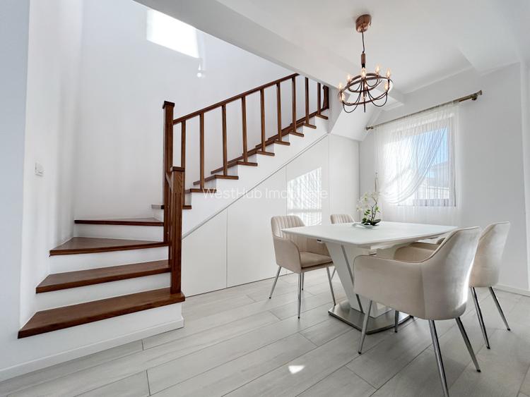 Duplex 3 camere, 90mp utili, 330 teren, mobilat utilat in Mosnita Noua - 3