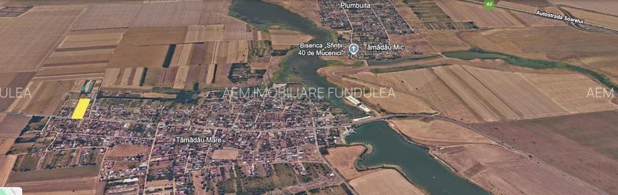 Teren intravilan 5.000 mp | Tămădău Mare | DN3 | Parcelabil - 7