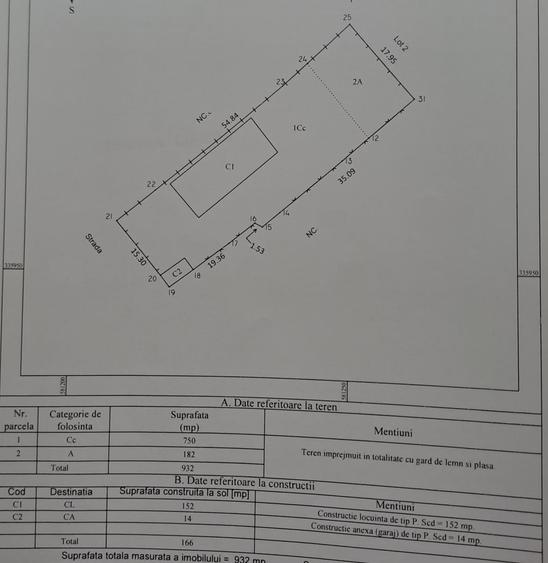 Mogosoaia-Odai, constructie 2013, singur curte, semimobilata, teren 1000 mp