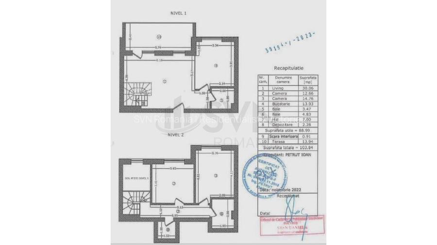 REA1024358 Penthouse de vanzare Complex Aqua City- Lacul Morii