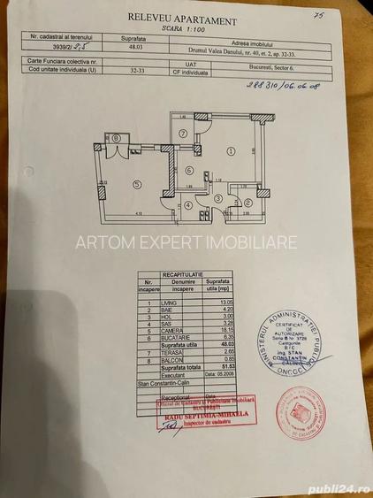 Apartament 2 camere de vanzare  Cartier Brancusi - 2