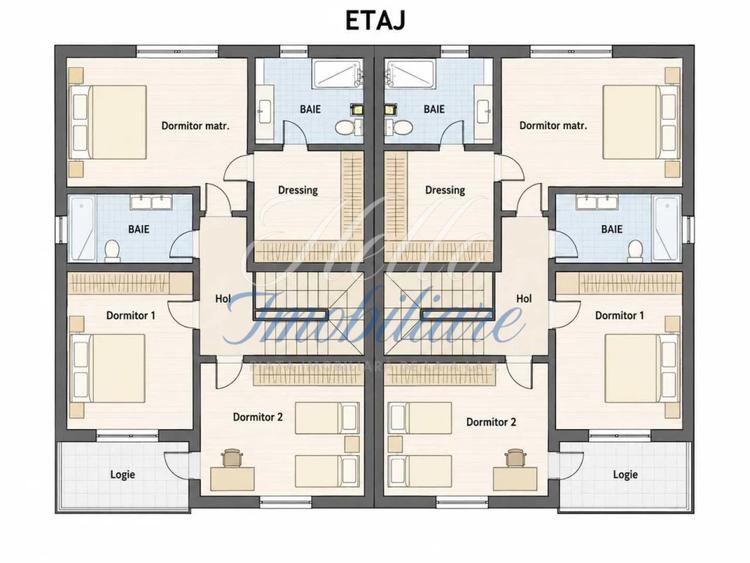 Duplex NZEB 4 camere 119.95 mp teren 245 mp in Floresti zona Vivo