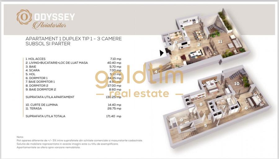 LUX/DUPLEX/ZONA REFERINTA/ LOC PARCARE/AVIATORILOR