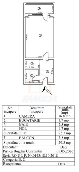 41.5oo euro, apartament o camera LIBER!!!, Siderurgistilor