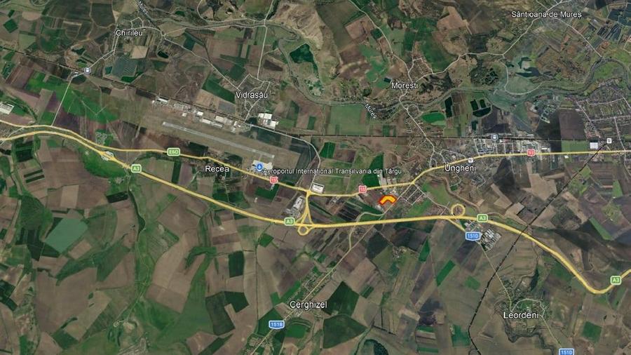 Ungheni - Mures, Teren industrial  24,600 mp si Cladiri demolabile