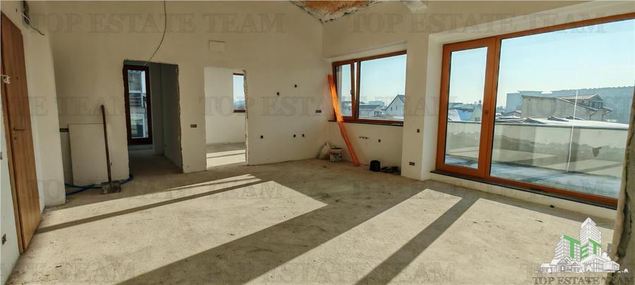 Penthouse 4 camere si terasa, bloc boutique, finisaje premium, incalzire in pard