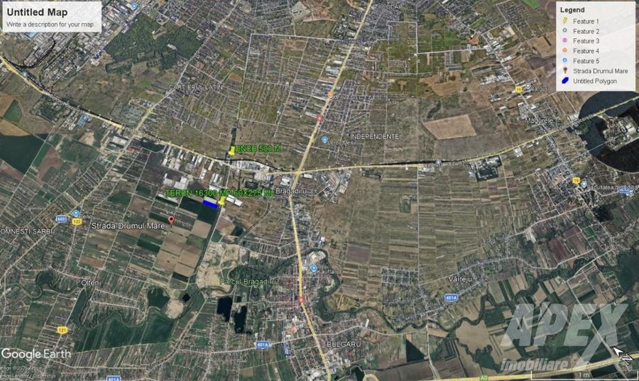 Teren industrial 16300mp | 60X275M | Centura Bucuresti