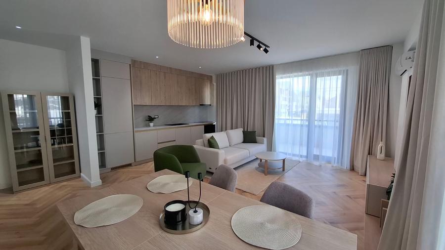 Apartament NOU 3 camere, zona Pipera, mobilat si utilat, parcare inclusa