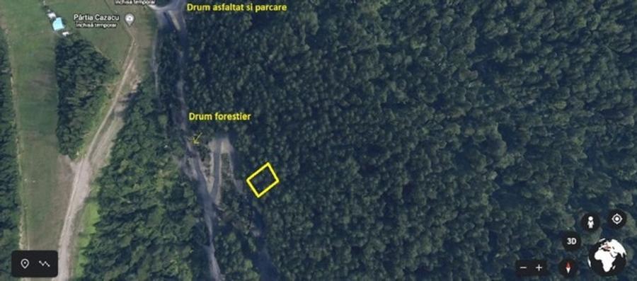 Teren Azuga in apropiere de partia de ski