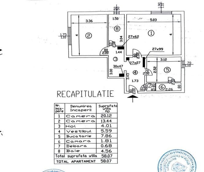 Apartament doua camere 13 Septembrie, centrala proprie, comision 0 ! - 22
