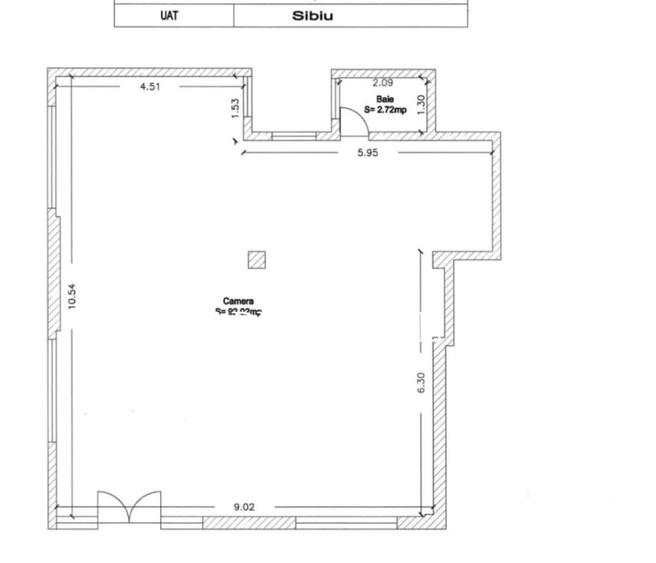 SPAȚIU COMERCIAL SIBIU DE ÎNCHIRIAT CALEA DUMBRĂVII, 95 MP,  PARCARE - 14