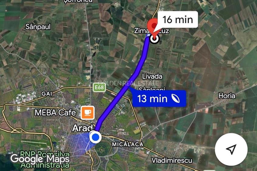Teren intravilan pentru casa, la 13 min. de Arad, în Zimandcuz, 821 mp - 3