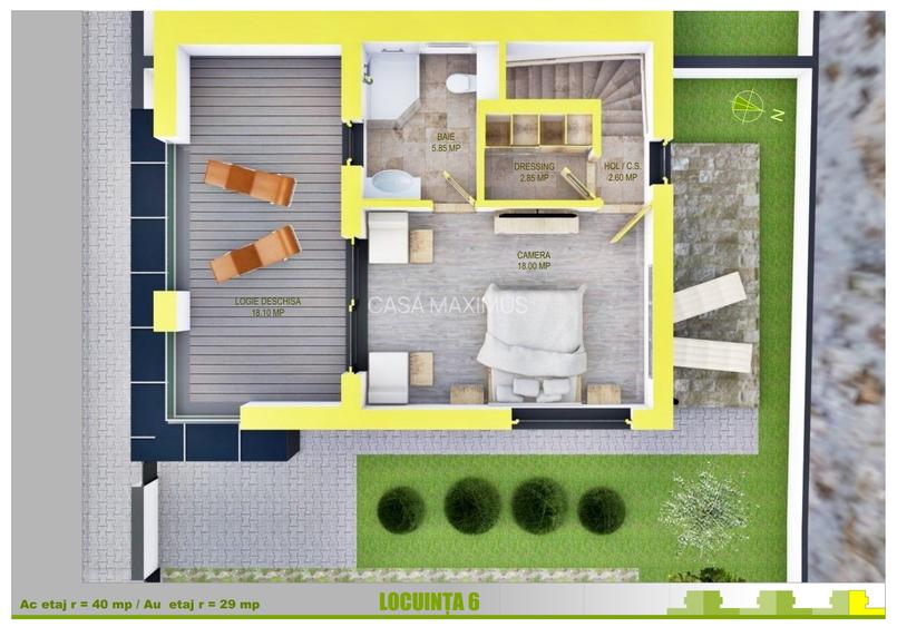 ANSAMBLU LOCUINȚE INDIVIDUALE ÎN REGIM CUPLAT - 12
