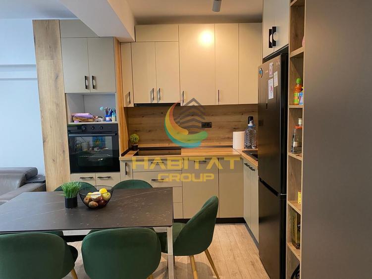Apartament 3 camere cu Gradina 80mp Mobilat si Utilat!