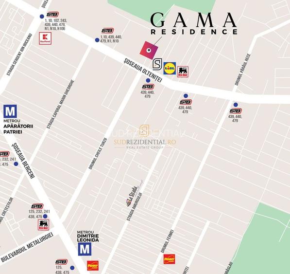 Gama Residence - Apartament de vanzare 2 camere, Soseaua Oltenitei - 28