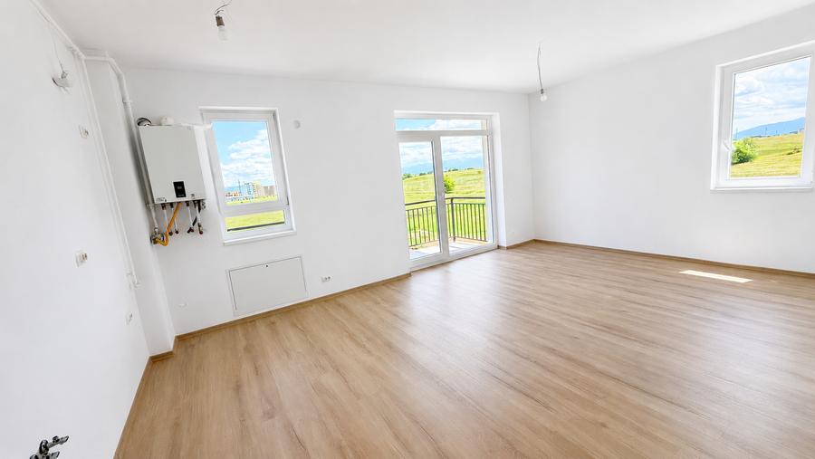Apartament 3 camere cu 2 băi 61 mp + balcon - finisat si intabulat - Sibiu