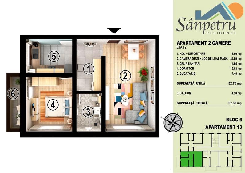 Vand Apartament 2 camere Direct Proprietar - 5
