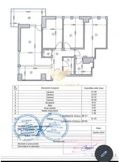 4 camere Drumul Taberei-Auchan | Loc de parcare subsol |