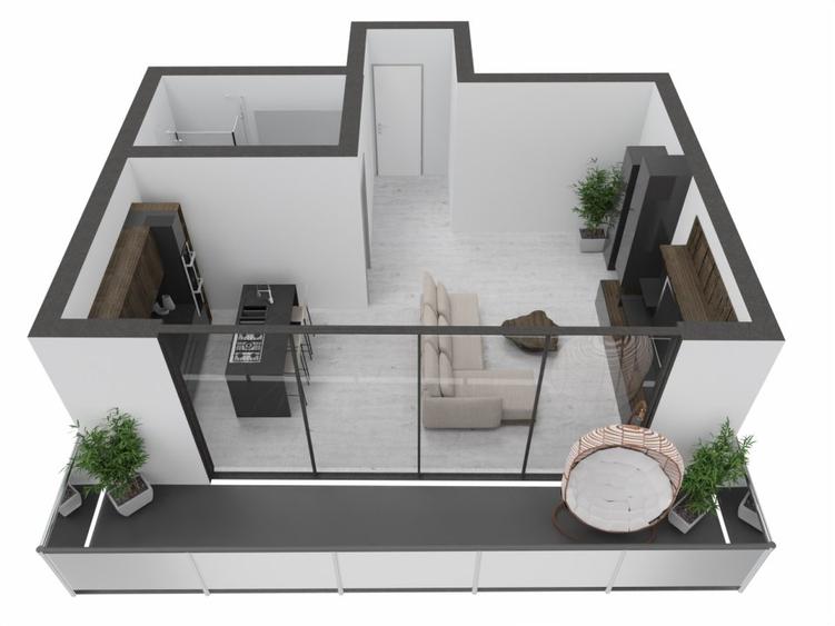 Apartament O.B.A TOWER- Studio
