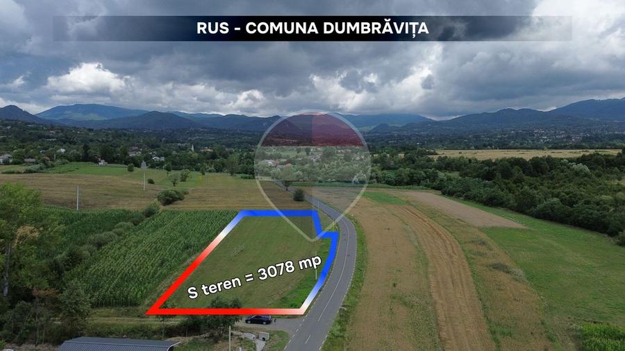 Teren intravilan în Rus | 3.079 mp | Ideal locuință sau investiție