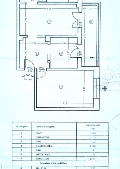 Nicolina-Rond Vechi! Ap 3 camere decomandat, 72mp, etaj 1,mobilat si utilat