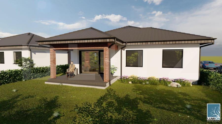 Casă modernă de vânzare în Petin, 4 camere, 100 mp utili, 500 mp teren - 4