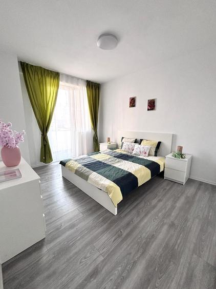 Apartament 3 camere, bloc nou, 74 mp, complet utilat-mobilat, parcare