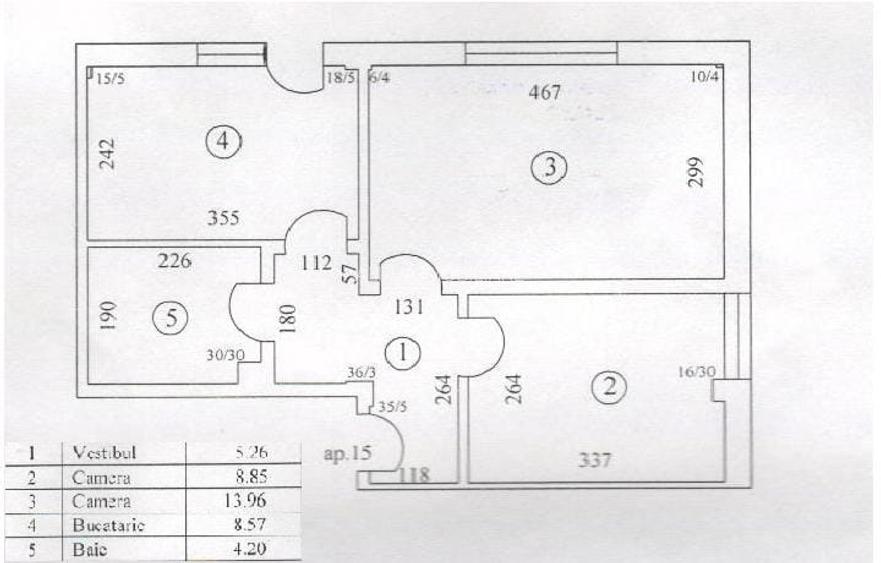 Apartament 2 camere Aparatprii Patriei | Loc de parcare | Curte 56mp - 12