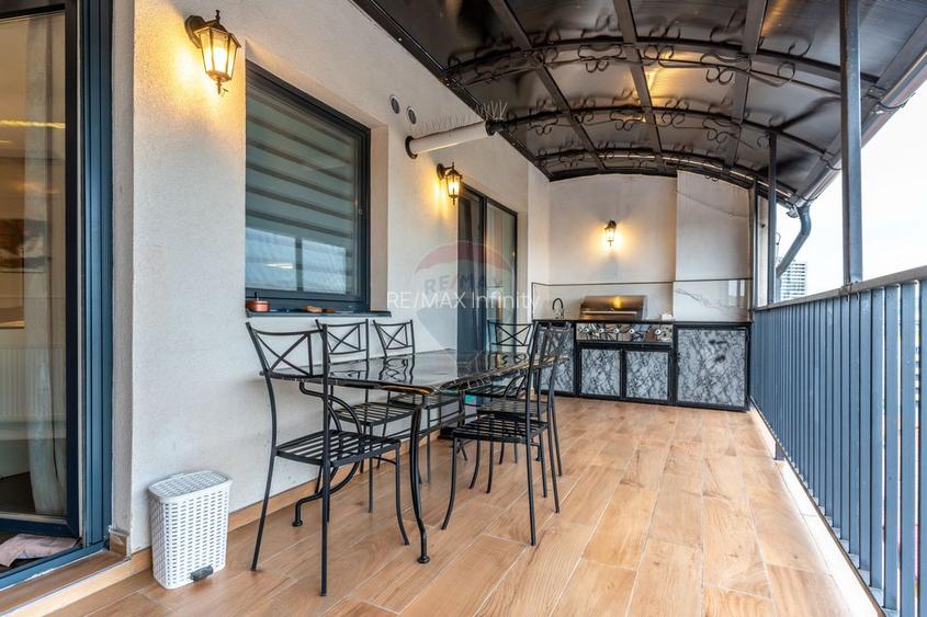 La alt nivel! Inchiriez LUX cu 3 camere, Terasa cu Gratar, Central - 15