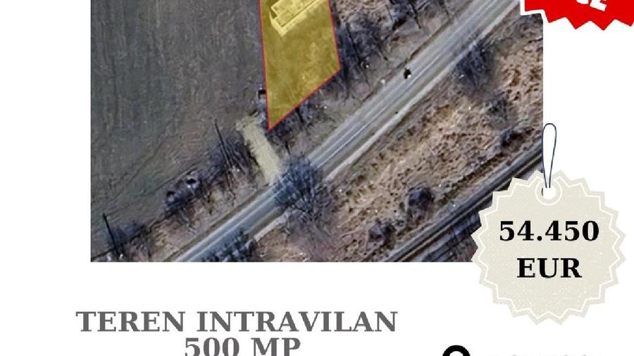 Teren intravilan - 500 mp, Holboca