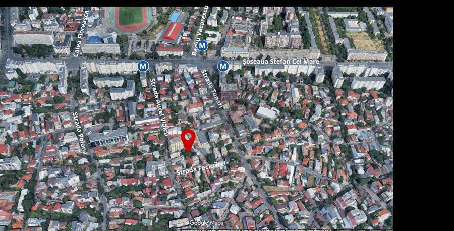 Stefan Cel Mare | Teren | 1060 mp | Strada Fecioarei | 200m Metrou