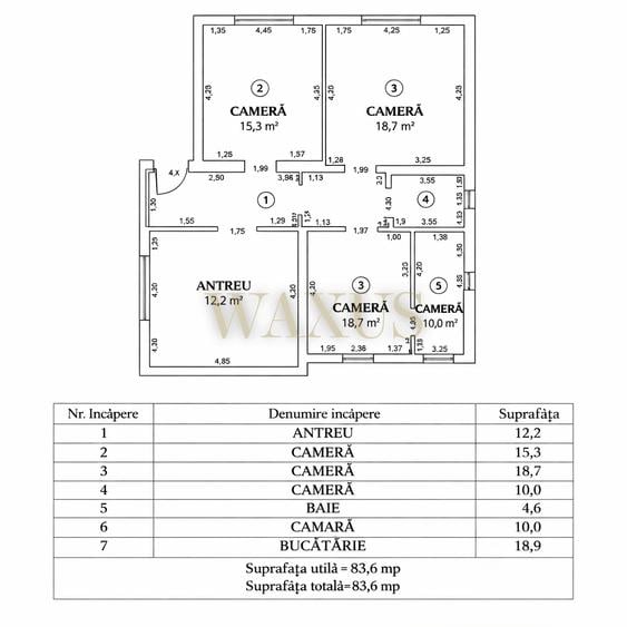 Casa pe un Nivel - SU 85MP I ST 385MP - zona Pod IRA