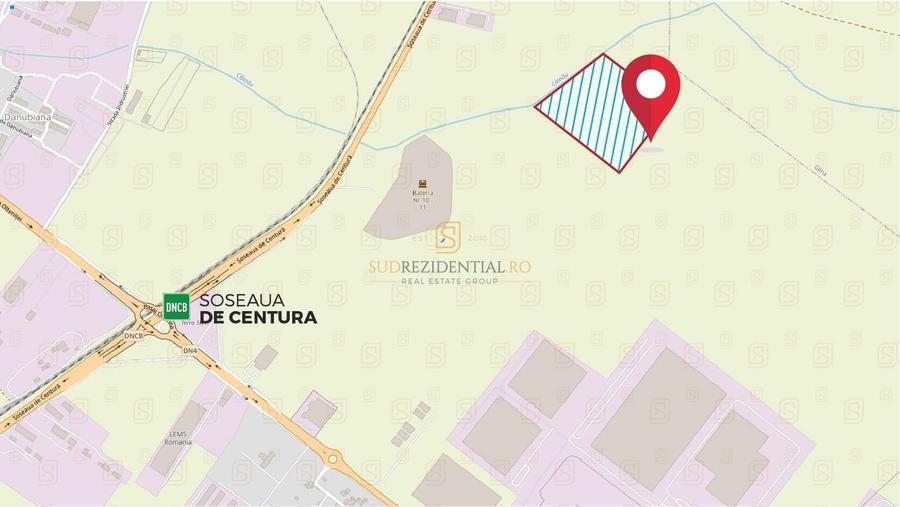 Teren 95000 mp, cu acces rapid la centura si A0 - langa Jumbo Berceni