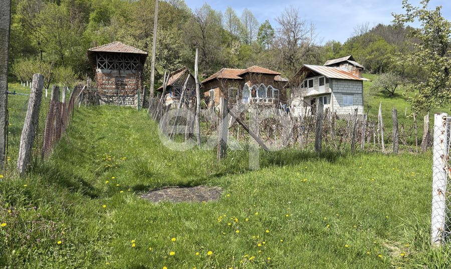 Casă la roșu + 2 case tradiționale | 14.613 mp teren | Aproape de A1 Tigveni